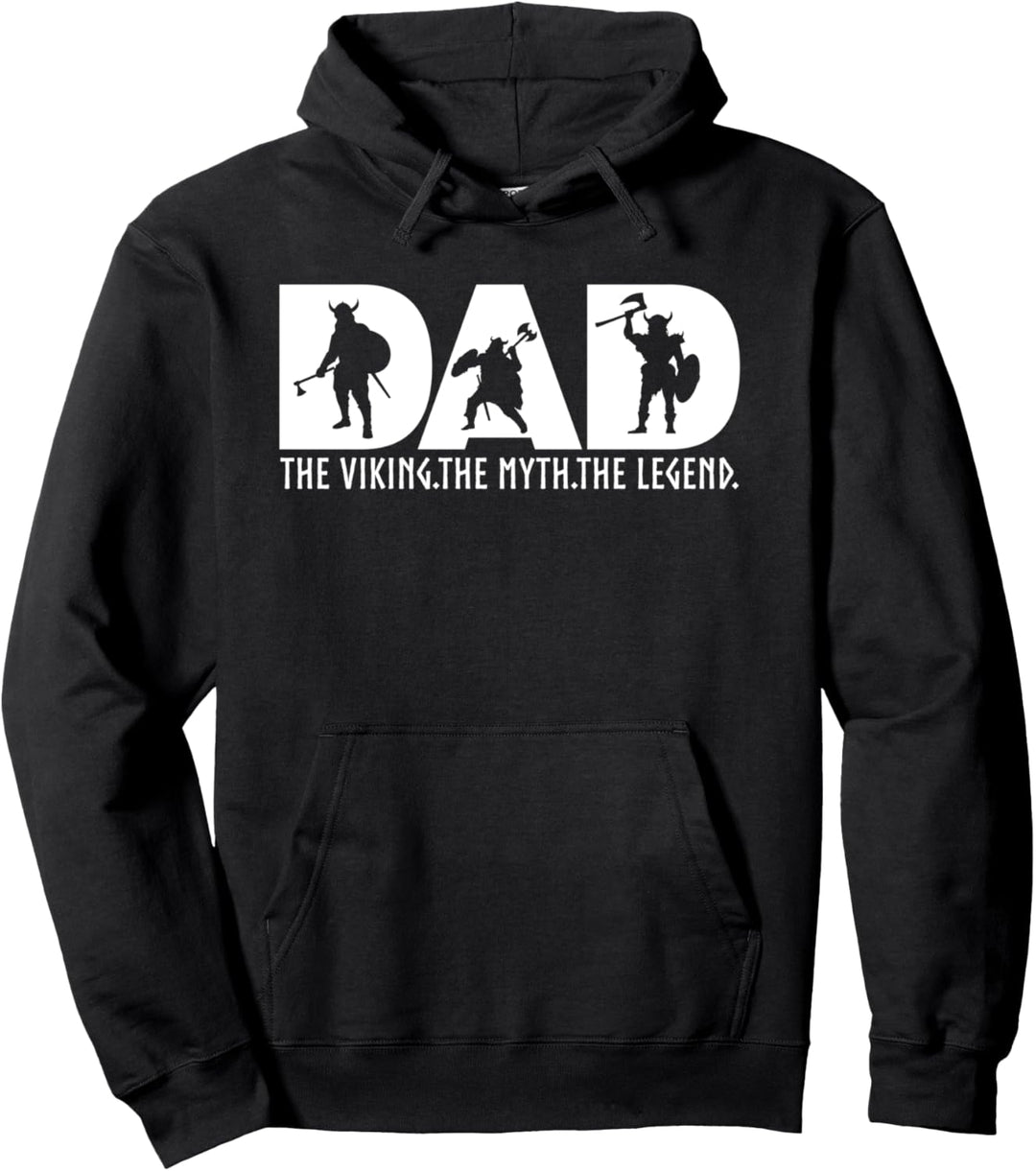 Papa Der Wikinger Der Mythos Die Legende Norse Viking Dad Pullover Hoodie