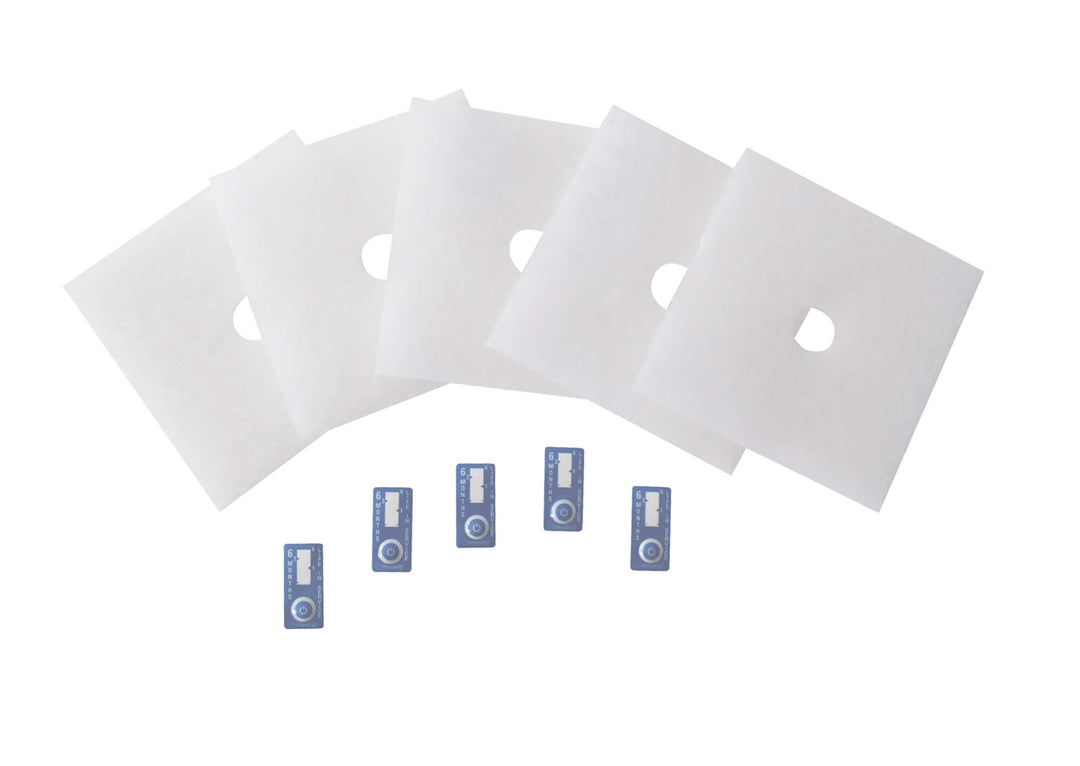 Maico - Orignial ZF 60/100 Luftfilter, 0093.0331 - Verpackungseinheit 5 Stück inkl. 5 Timestrips, Er