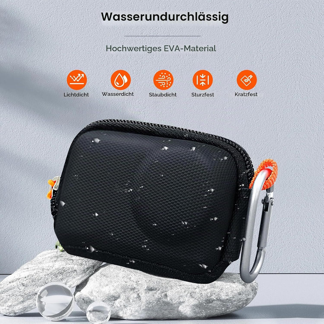 CYNOVA Tasche für DJI Osmo Action 5 Pro Tragetasche für DJI Zubehör, Schwarz Hard Shell Reisetasche