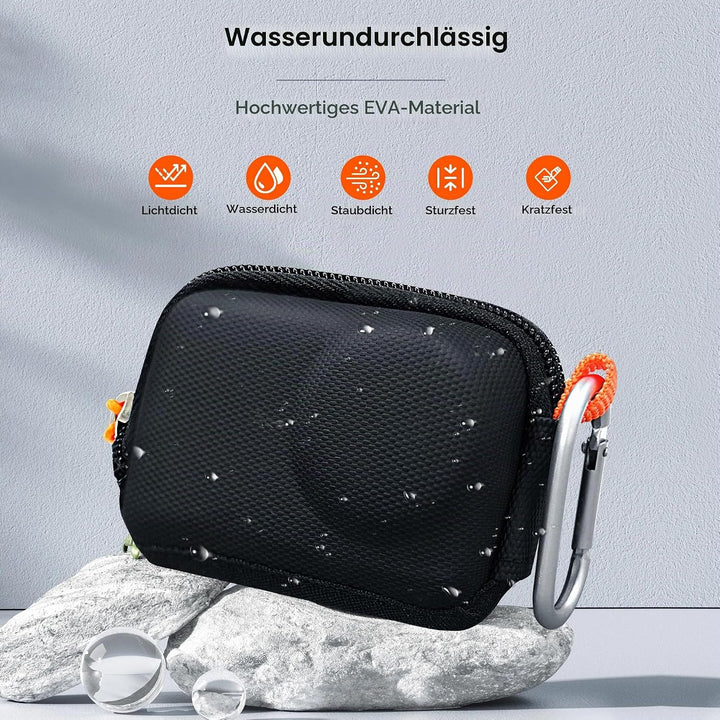 CYNOVA Tasche für DJI Osmo Action 5 Pro Tragetasche für DJI Zubehör, Schwarz Hard Shell Reisetasche