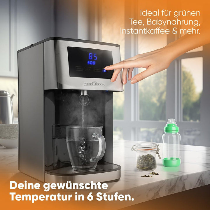 ProfiCook® Heisswasserspender | heisses Wasser in 3 Sekunden | Wasserkocher | kochendes Wasser auf K