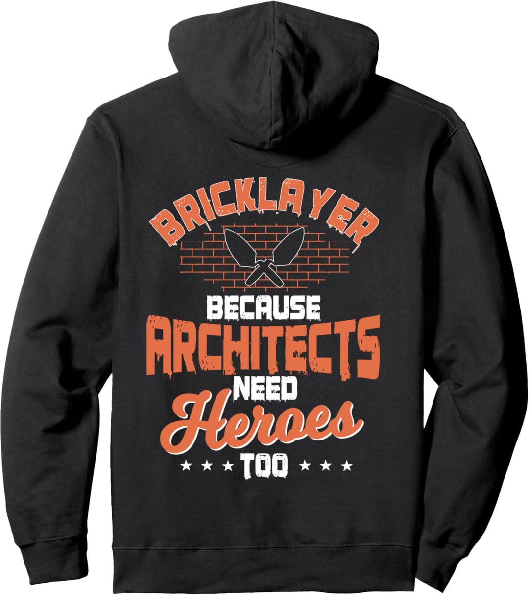 Maurer Zement Mason Design auf der Rückseite der Kleidung Pullover Hoodie