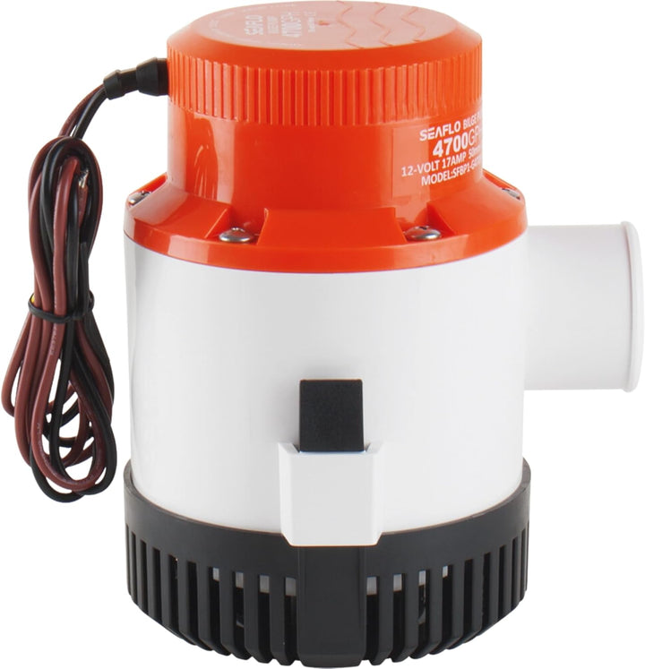 SEAFLO 01-Serie 4700GPH Bilgepumpe – 12 V Marine Tauchpumpe mit Anti-Irlock-Schutz, 4 Jahre Garantie