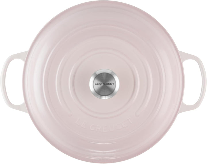 Le Creuset Signature Gusseisen Gourmet-Profitopf, Rund, Ø 30 cm, 3,5 l, Für alle Herdarten inkl. Ind