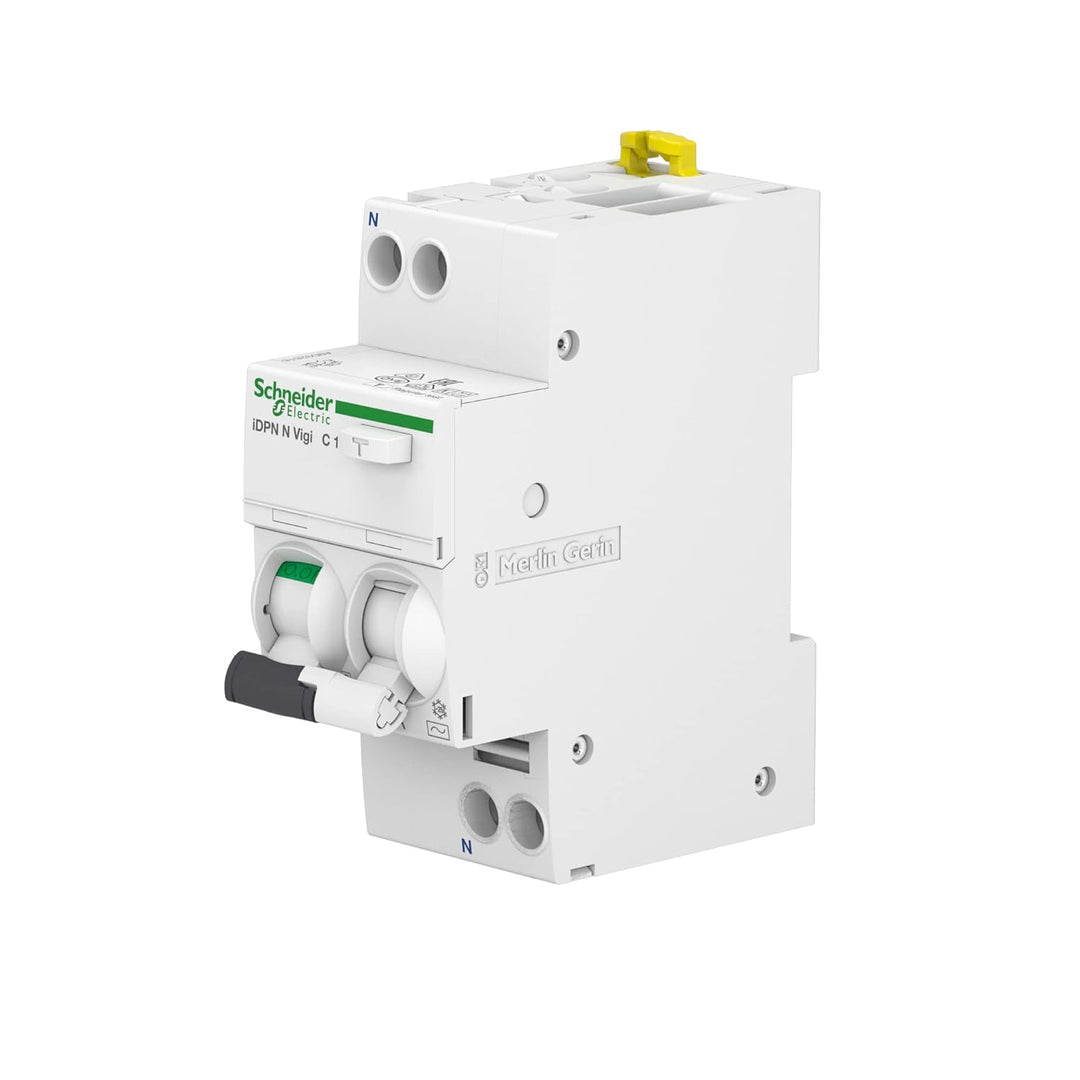 Schneider Electric A9D32616 FI/LS-Schalter iDPN N Vigi 1P+N, 16A, C-Char, 30mA, Typ A, 6kA, Weiss, 1