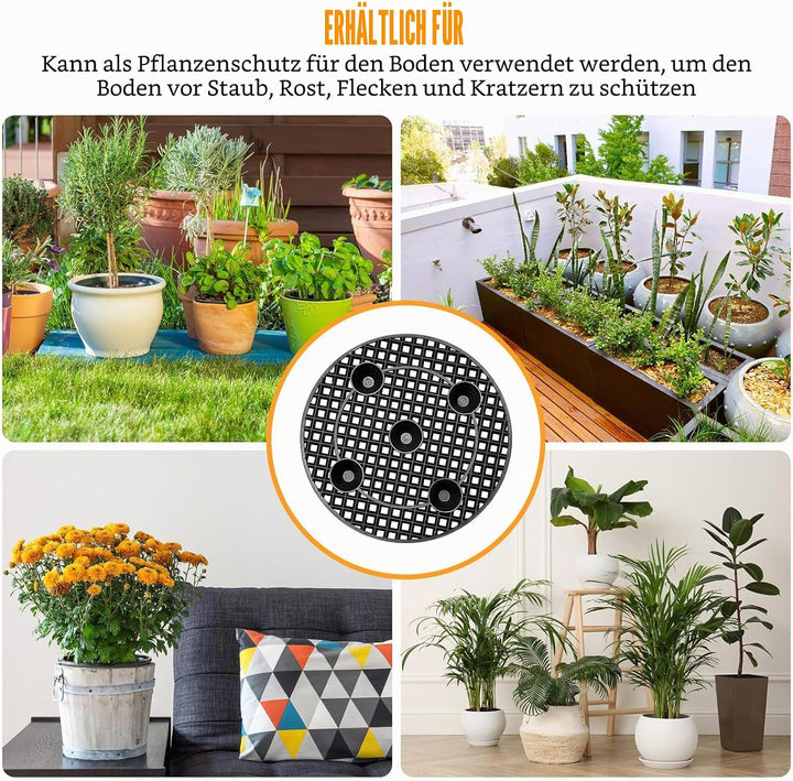 Topfpflanzen Ständer, 9 Stück Topfpflanzenständer 30CM, Pflanzenständer, Blumentopf Ständer, Drainag