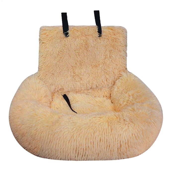 Autositz Hund | Hundebett Auto | Abnehmbar Hundeautositz Sicherheitssitz für Haustiere | Plüsch Warm