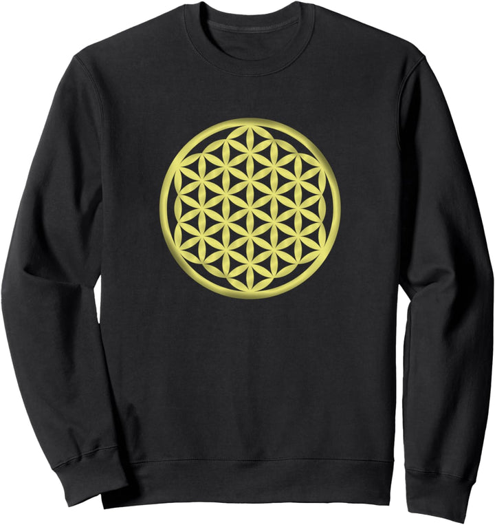 Lebensblume Flower Of Life Blume des Lebens Lebensblumen Sweatshirt