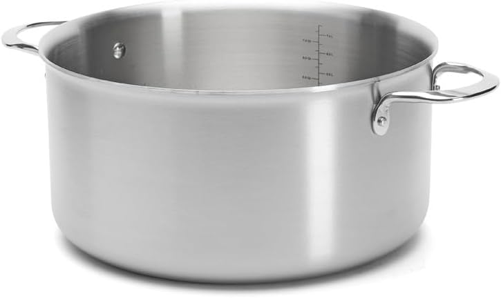 DE BUYER Kochtopf ohne Deckel, Alchimy, 28 cm, Edelstahl, grau