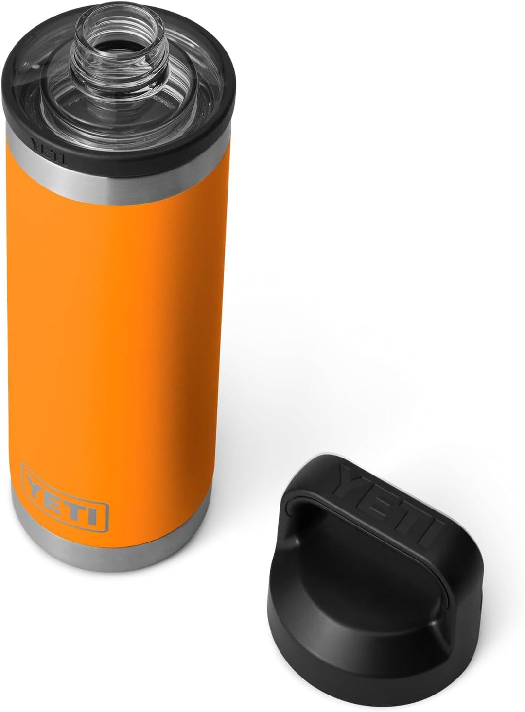 YETI Rambler Trinkflasche 18 oz (532 ml) King Crab – Edelstahl Trinkflasche, Wasserflasche Sport mit