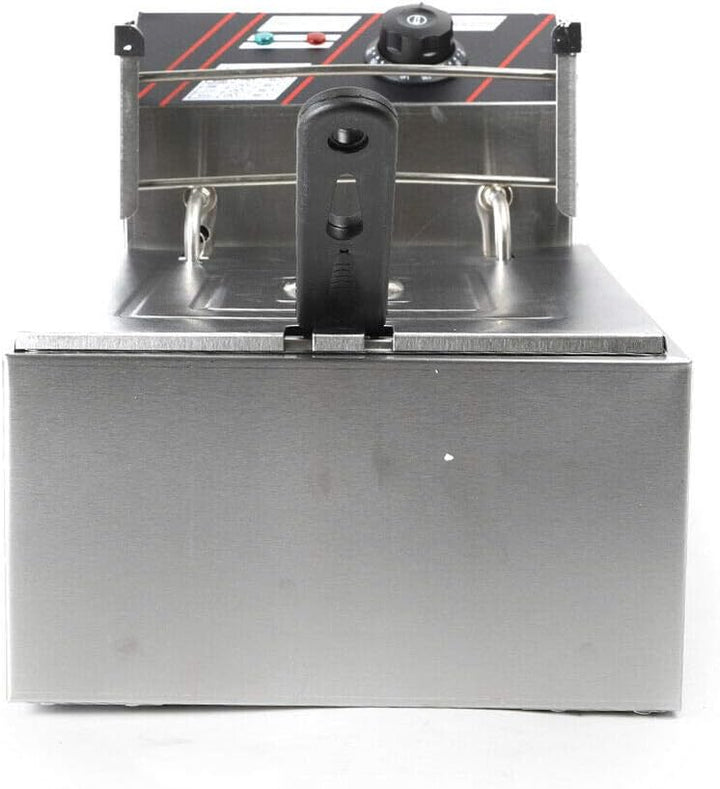 Friteuse 5,5 L,fritteuse mit öl Temperaturbereich 60-200℃, deep fryer Wattleistung 2500W,Elektrische