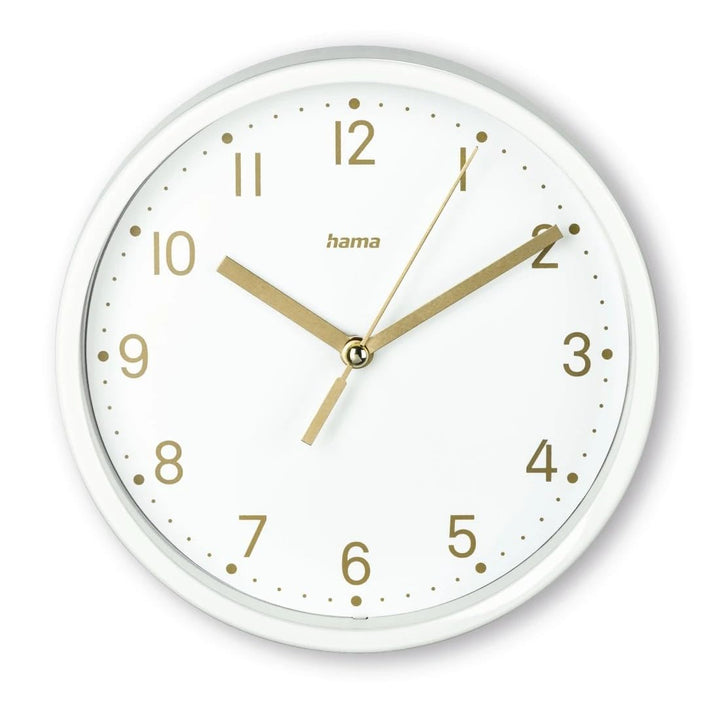 Hama Tischuhr (Uhr ohne Tickgeräusche, analog, kleine Standuhr, dezentes, modernes Design, Quarzuhr