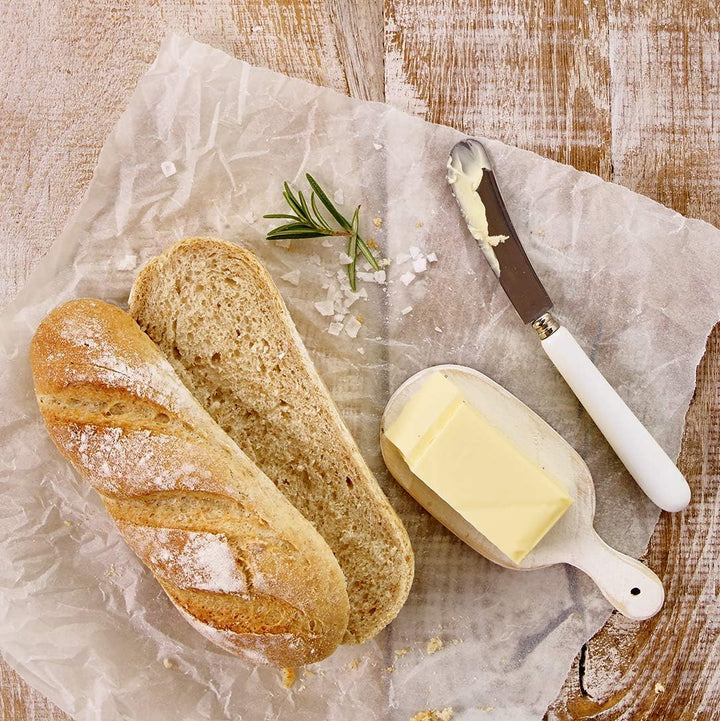 Birkmann, Laib & Seele, Mini-Baguetteblech, perforierte Baguetteform aus Karbonstahl für 4 Mini-Bagu