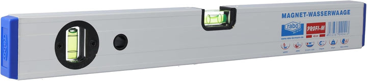 rabo Alu-Magnetwasserwaagen "Set M-1", 4-teilig, justierbar, Längen: 40 + 60 + 80 + 100cm Set magnet