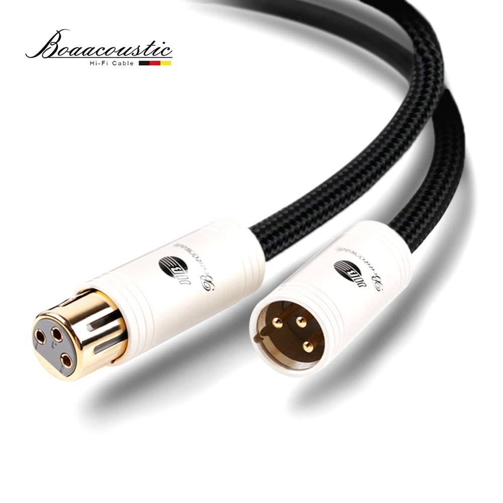 JIB Audiophil XLR mikrofon Kabel 1m HIFI mikrofonkabel XLR Stecker auf XLR Buchse 3 PIN Für Mikrofon
