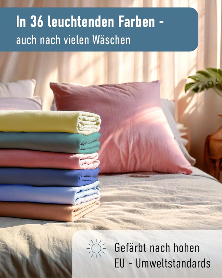 Formesse Bella Gracia Spannbetttuch Natur 90x190 - 100x220 90x190 - 100x220 cm Natur, 90x190 - 100x2