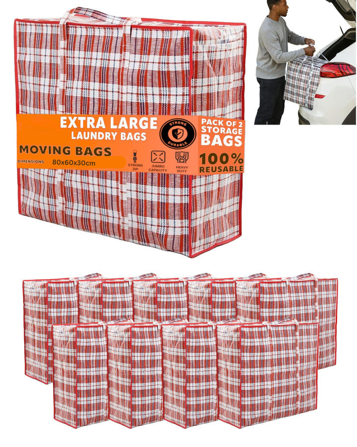 140L XXXL Extra Gross Aufbewahrungstasche Storage Bag, Umzugtasche, Jumbo Karton Travel Organizer, R