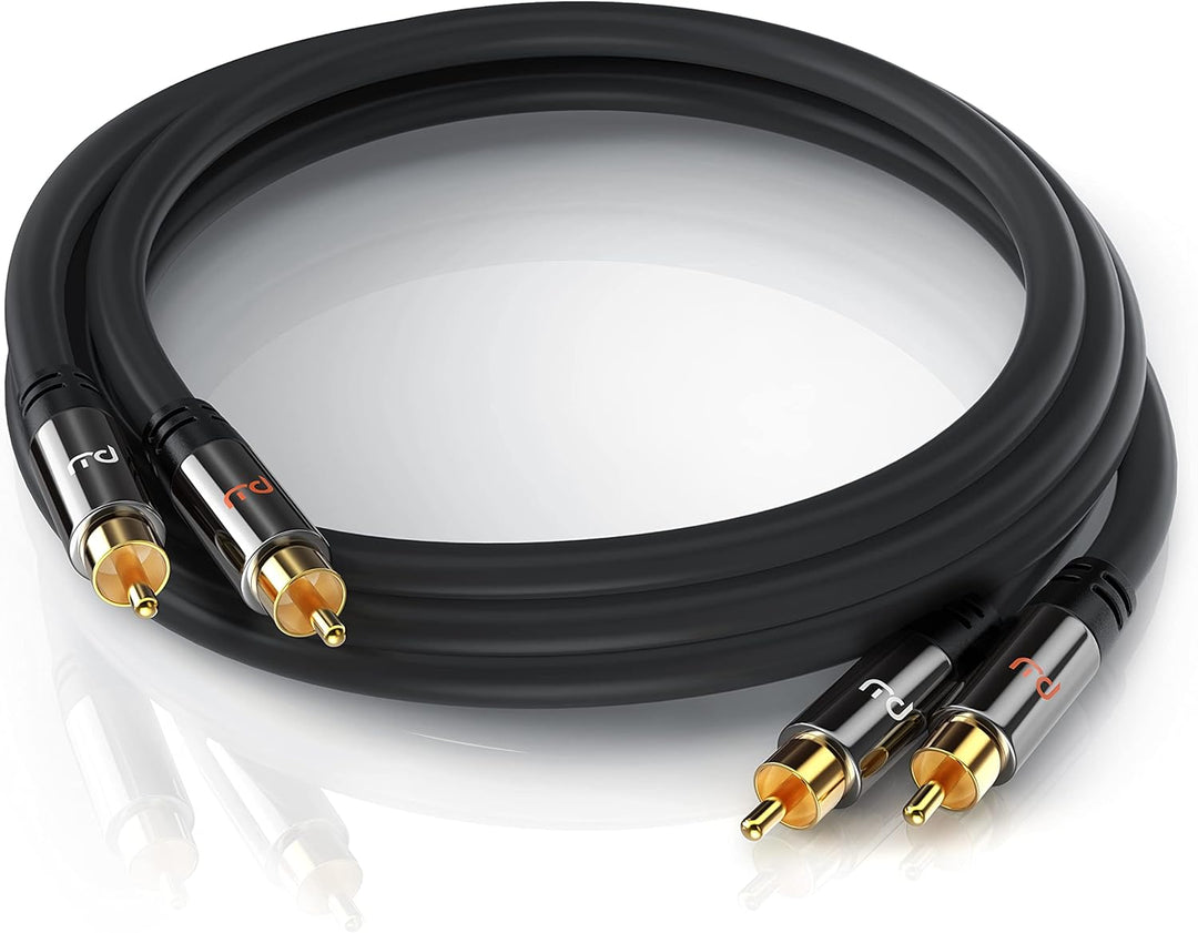Audiokabel 2 x RCA Cinch auf 2 x RCA Cinch, aus Spanien 2m, 2m