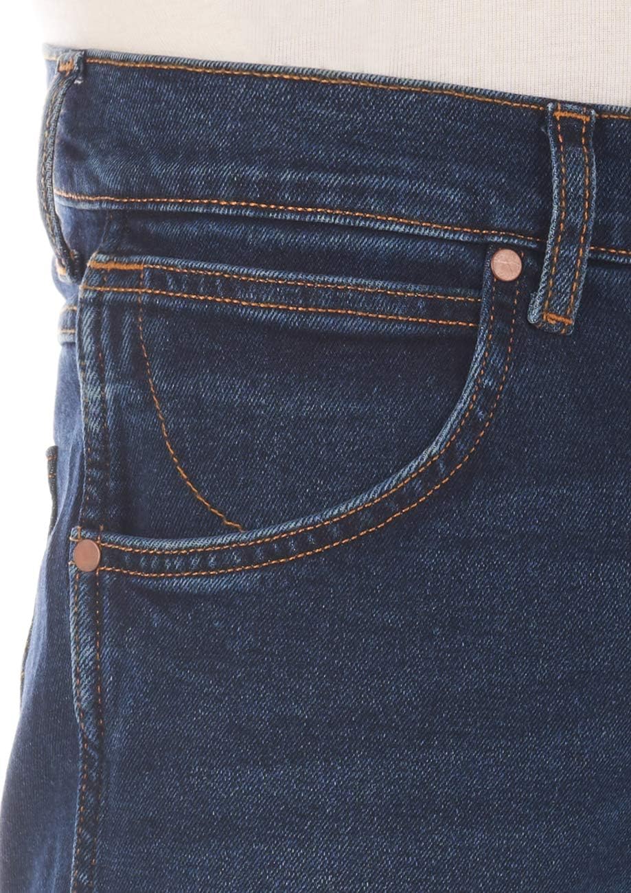 Wrangler Herren Jeans Bootcut Jacksville Hose Jeanshose Männer Baumwolle Denim Stretch Schwarz Blau