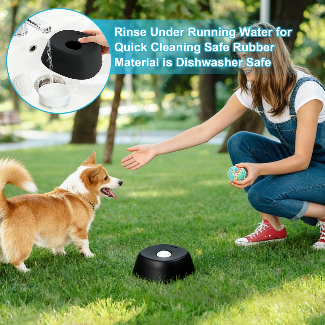 Schleckball Hund, Lick Bowl Für Hunde, Hundelickspielzeug, PP Nassfutter Lick Pad mit Saugnapfbecher