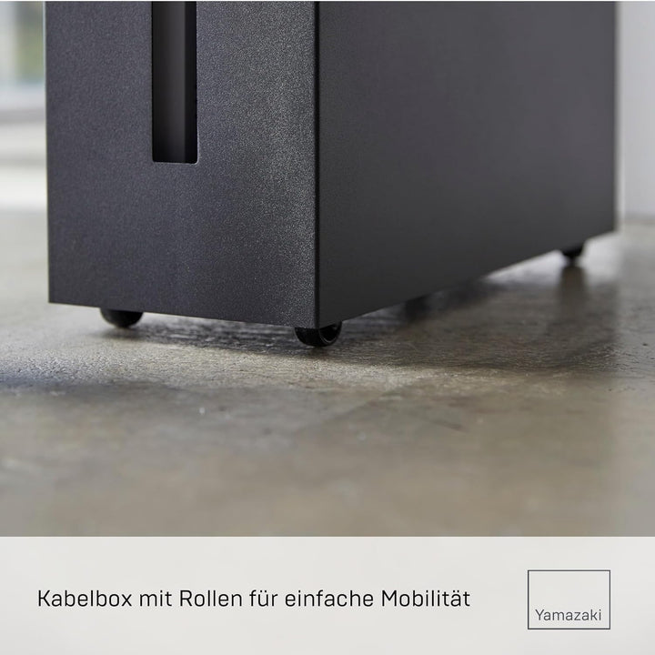 Yamazaki Tower Kabelabdeckungen, Metall, Schwarz, One Size One Size Schwarz, One Size Schwarz