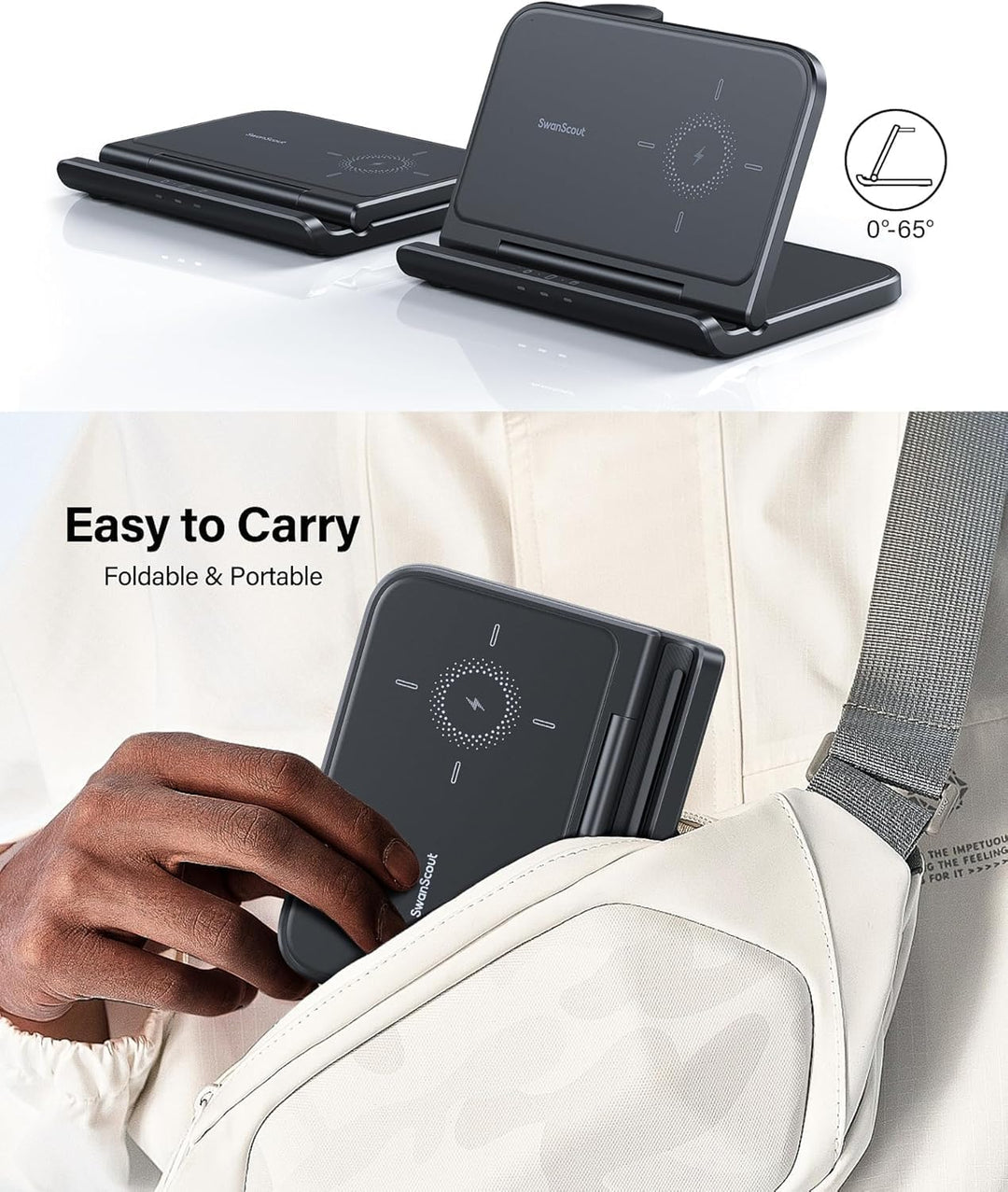 3-in-1 Ladestation für Samsung Z Fold 8 Ultra/7/6, für Galaxy Watch | Faltbare Ladegerät für Z Fold/