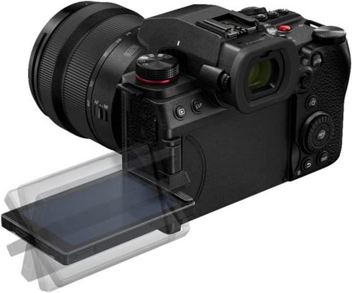 Panasonic LUMIX DC-S5 II Spiegelloses Vollformatkamera mit 20–60 mm F3,5–5,6 Objektiv, 4K 60p und 6K