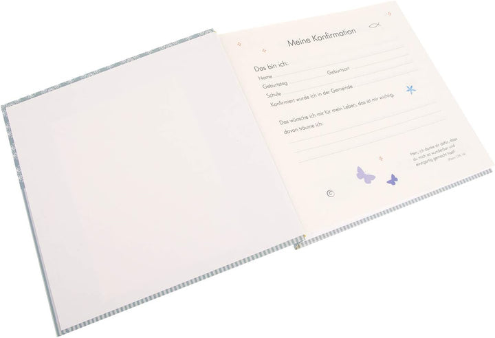 goldbuch 03143 Fotoalbum für die Konfirmation, Mandala, Erinnerungsalbum 25x25 cm, Fotobuch mit 60 w