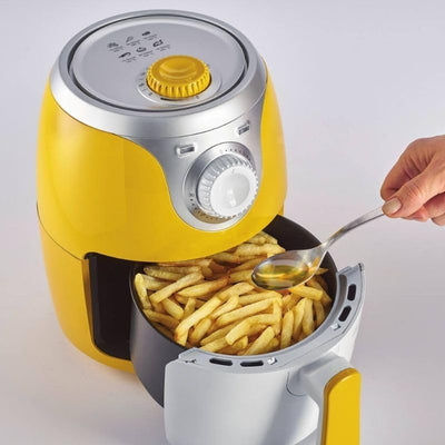 Ariete 4615 Airy Fryer Mini, Heissluftfritteusen, 2L Fassungsvermögen, 1000W, maximale Temperatur 20