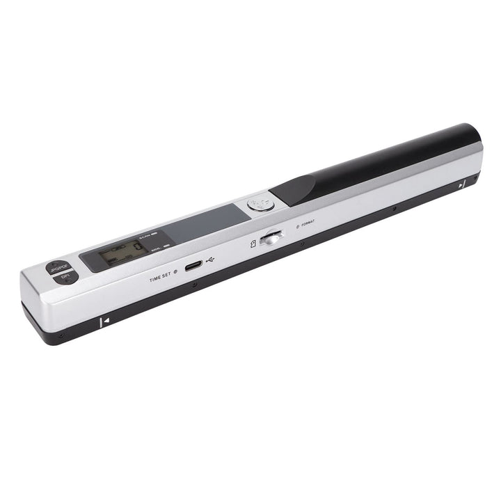 ciciglow Dokumentenscanner, 300 600 900 DPI A4 Tragbarer Handscanner Speicherkartenspeicher Quittung