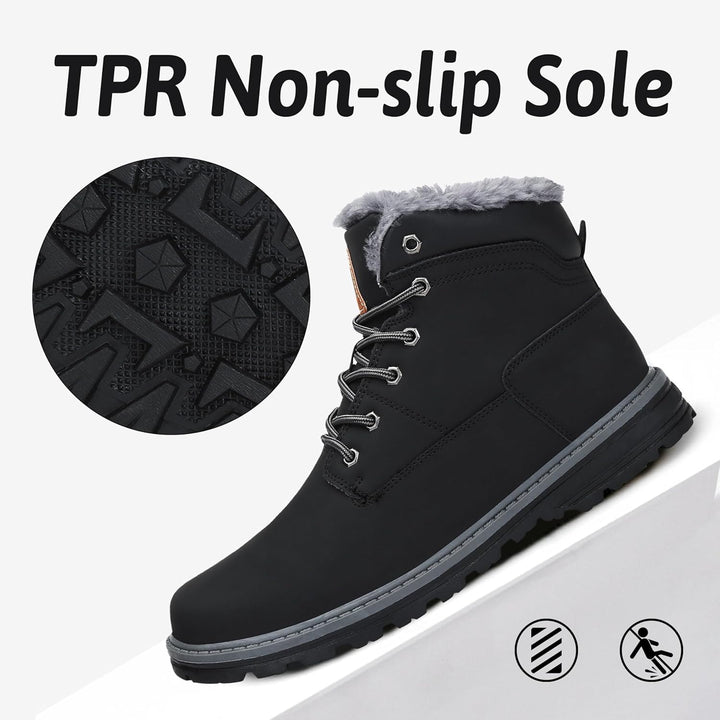 Mishansha Winterschuhe Herren Stiefel Warm Gefüttert Winterstiefel Damen Wasserdicht Outdoor Schnees