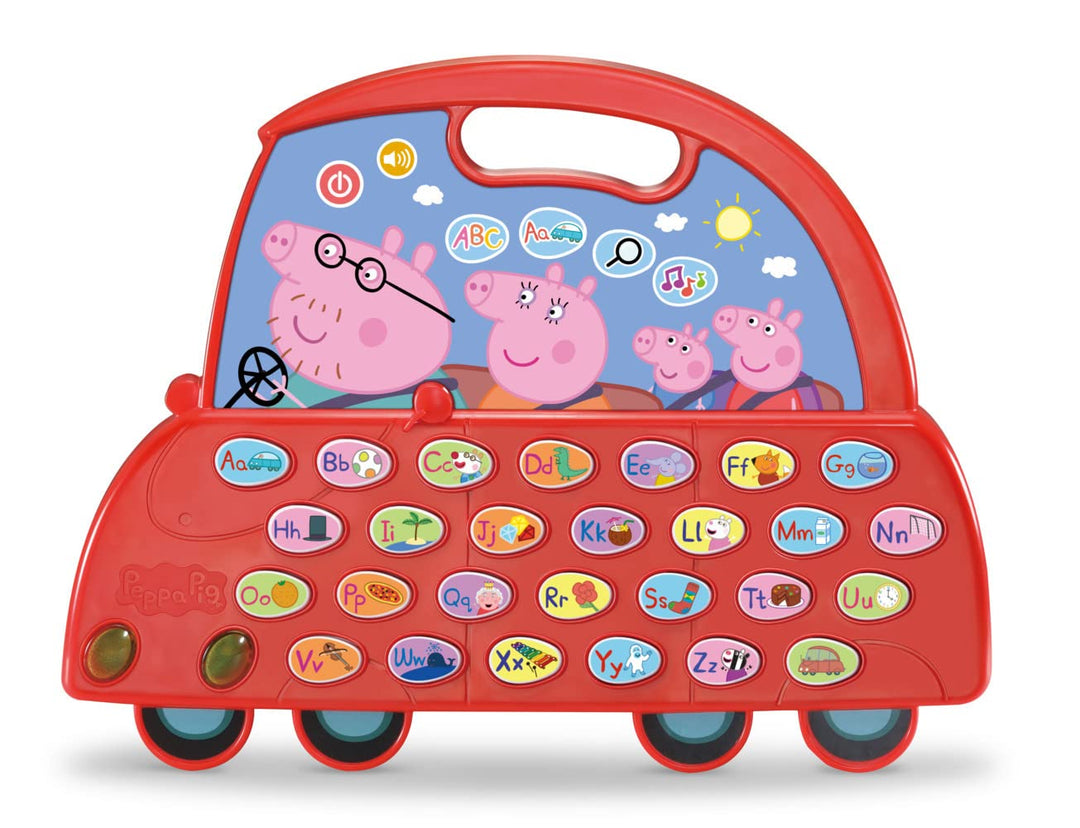 VTech 80-530604 Peppas Alphabettafel Peppa Pig Kleinkindspielzeug, Wutz, Lernen, Lerninhalte: Buchst