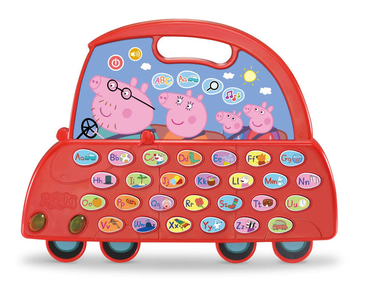 VTech 80-530604 Peppas Alphabettafel Peppa Pig Kleinkindspielzeug, Wutz, Lernen, Lerninhalte: Buchst