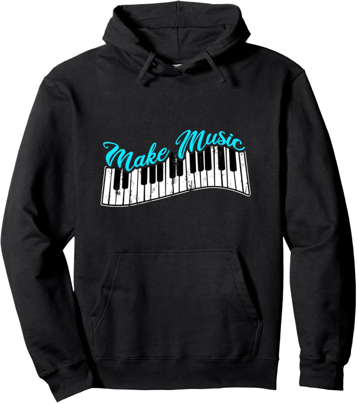 Piano Band Geschenk Musik machen Pullover Hoodie