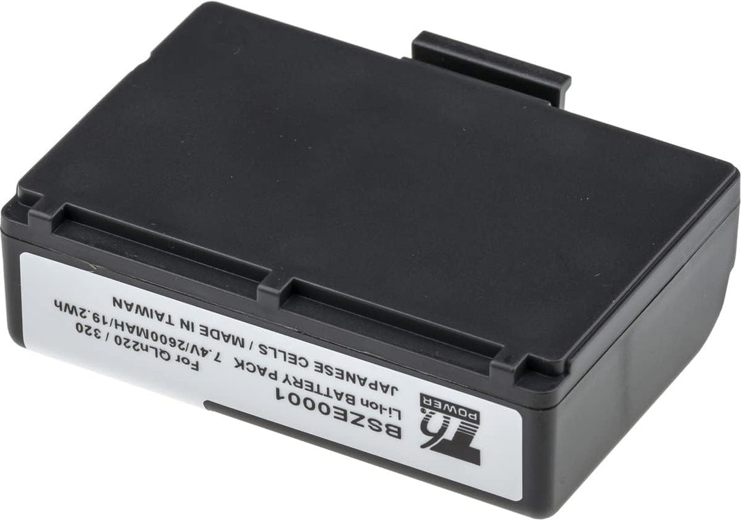 Akku für Zebra Barcode-Scanner, Teilenummer P1051378, Li-Ion, 7,4 V, 2600 mAh (19,2 Wh) schwarz