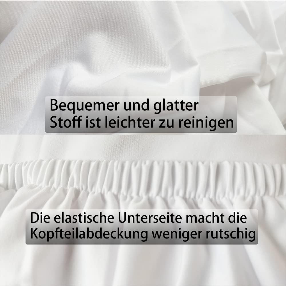 WSGJHB Bettkopfteilabdeckung, staubdichtes Stretch Bett Kopfteilabdeckung, Rückenschutz, All-Inclusi