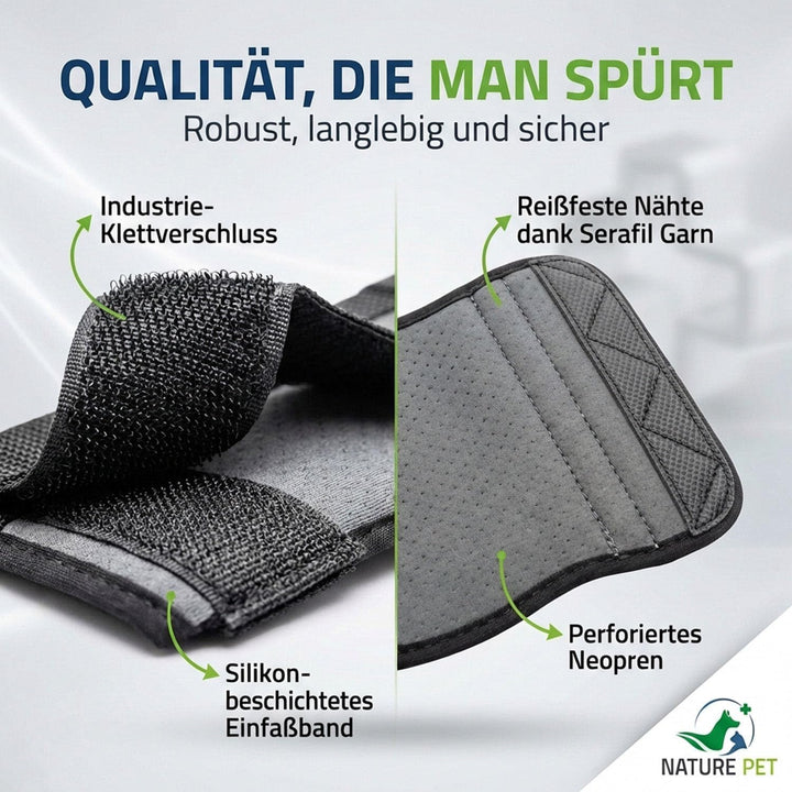 Nature Pet Medium Reha Bandage für den Vorderlauf des Hundes (S, Grau) S Grau, S Grau