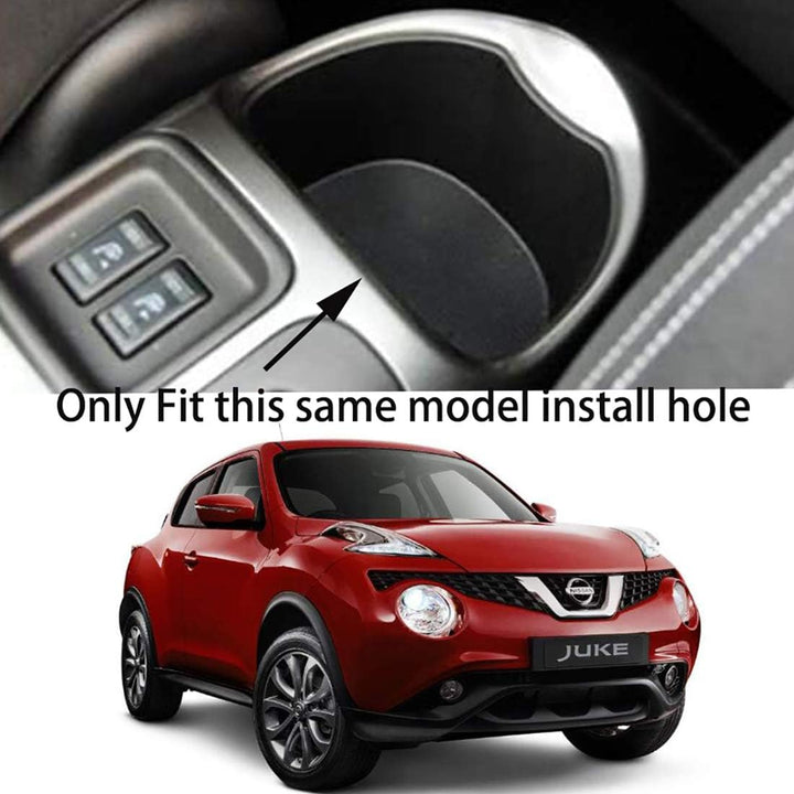 für Juke Armlehnen Doppelschicht Consoles Armlehne Box Auto Aufbewahrungsbox Alles schwarz, Alles sc