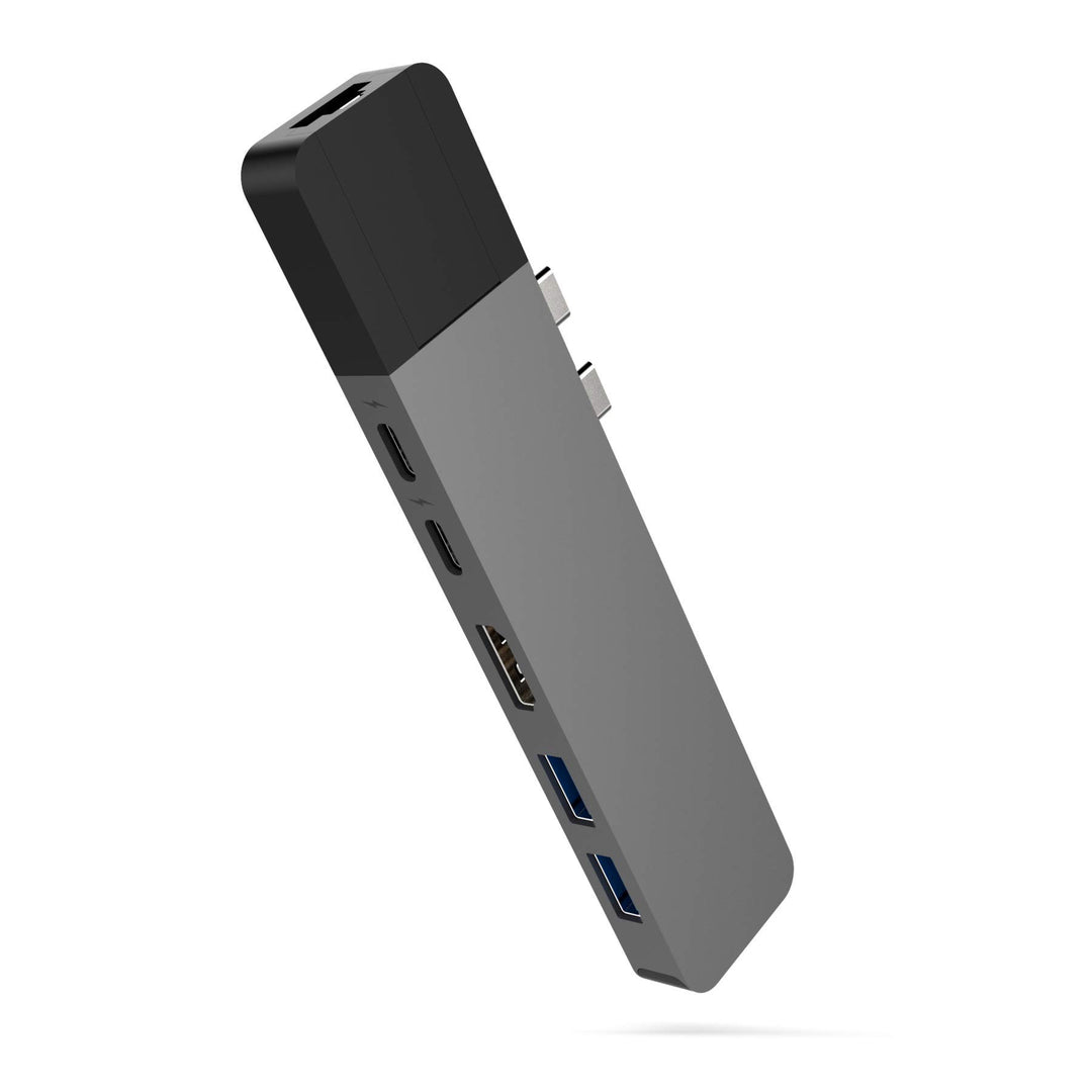 Hyper - HyperDrive NET 6-in-2 Hub für USB-C für MacBook Pro / Air - HDMI 4K60Hz HDR, USB-C 40Gbps 10