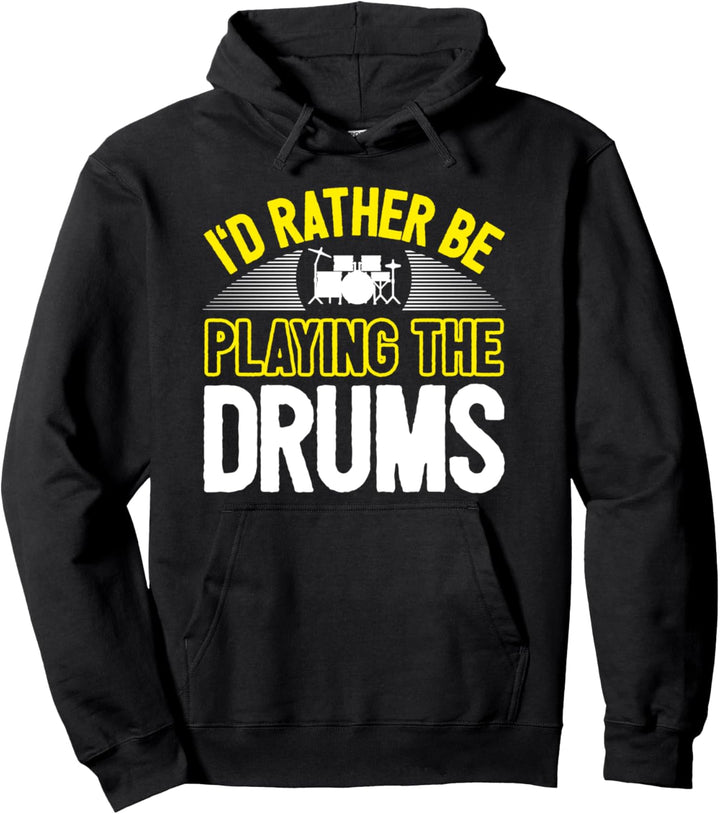 Cooler Schlagzeug Spruch Drummer Percussion Trommel Drum Kit Pullover Hoodie