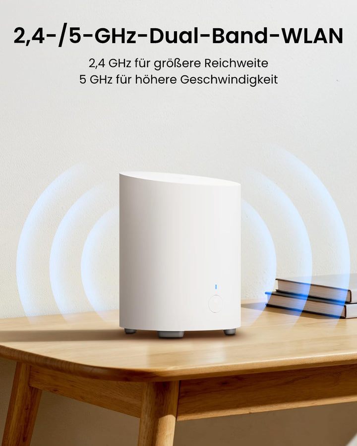 Reolink Home Hub Mini – Das All-in-One-Sicherheitszentrum mit lokalem Speicher, 2,4/5 GHz Dual-Band