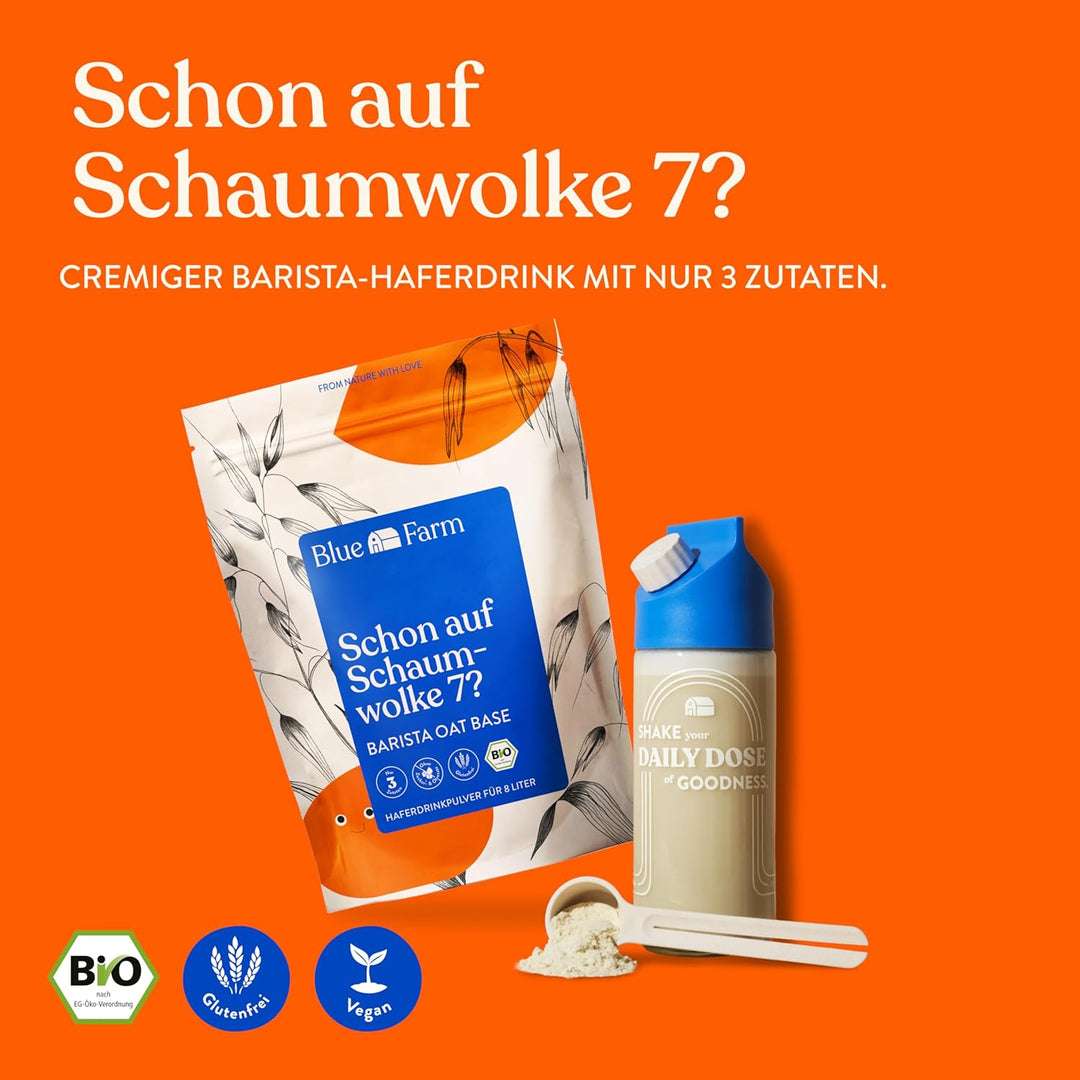 Starter Kit Deluxe Barista mit Barista Oat Base, Mixflasche und Dosierlöffel (zum Vorteilspreis) (8L