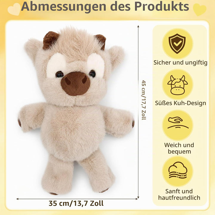 Kuh Kuscheltier,Plüschtier Kuh 45cm,Laufendes Kuscheltier,Running Cow Plush,Kuscheltiere Plüschtier
