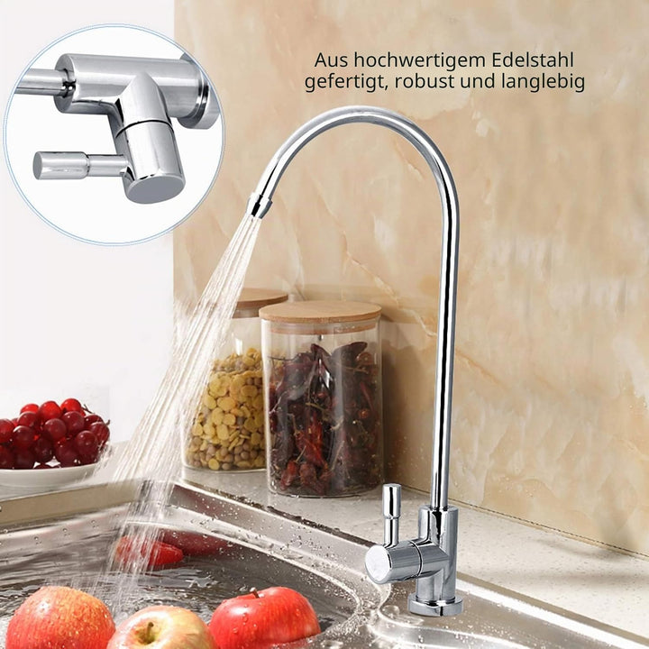 Tyenaza Wasserhahn Water filter tap Osmoseanlage, Trinkwasserhahn Aktivierte Küchenspüle Wasserhahn