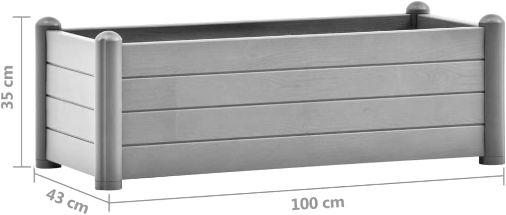 vidaXL Garten Hochbeet Pflanzkasten Pflanzbeet Gemüsebeet Blumenbeet Blumenkasten Frühbeet Gartenbee
