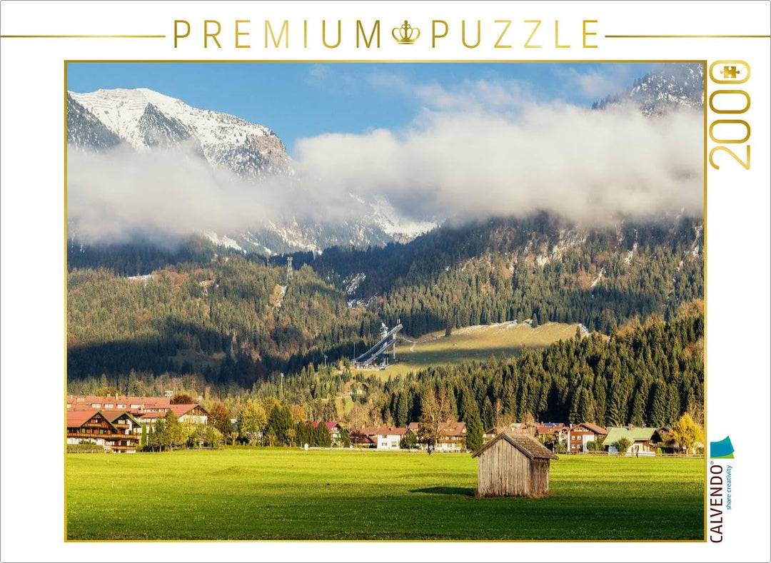 CALVENDO Puzzle Oberstdorf 2000 Teile Lege-Grösse 90 x 67 cm Foto-Puzzle Bild von TomKli