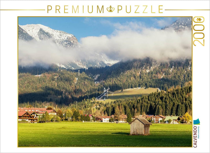 CALVENDO Puzzle Oberstdorf 2000 Teile Lege-Grösse 90 x 67 cm Foto-Puzzle Bild von TomKli