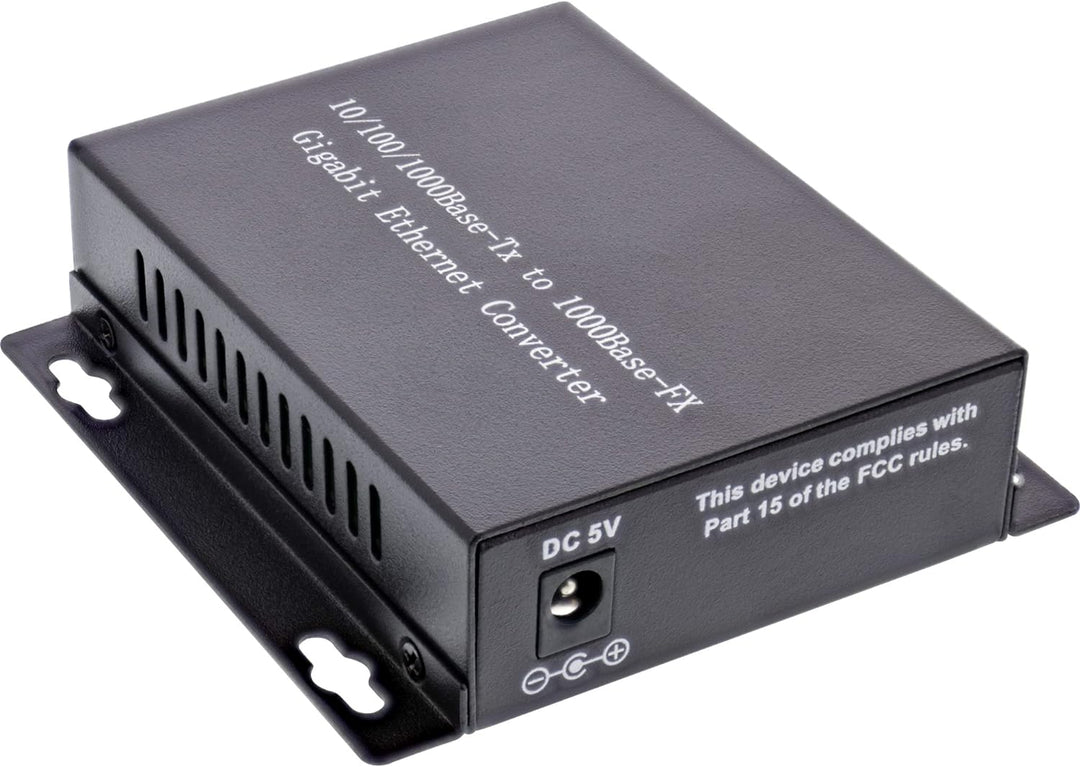 InLine® Netzwerk Media Konverter 10/100/1000Mb/s TP zu LWL (SC Duplex), MM, 550m