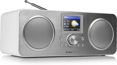IR 010 Internetradio, Dab Radio mit Bluetooth und WLAN, Digitalradio mit LC-Farbdisplay, Akku, integ