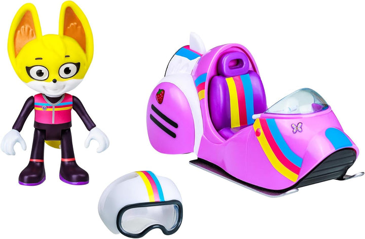 BANDAI - Wilde Ermittlungen – Jetski Geländewagen mit Einer Figur Set Casey – Fahrzeug für Kinder Se